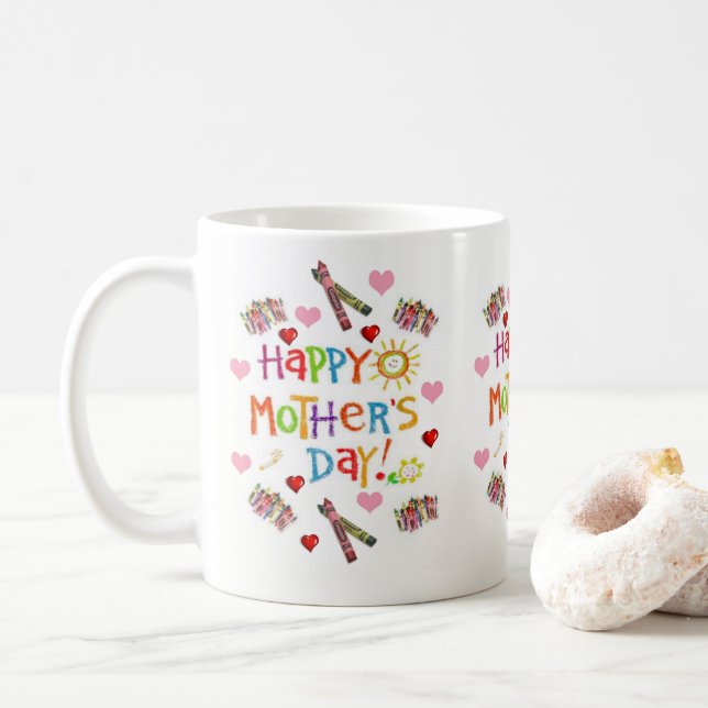 Taza De Café Mugs del Día de la Madre (Con donut)
