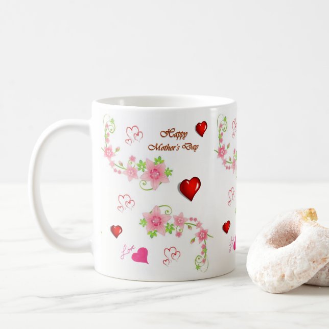 Taza De Café Mugs del Día de la Madre (Con donut)