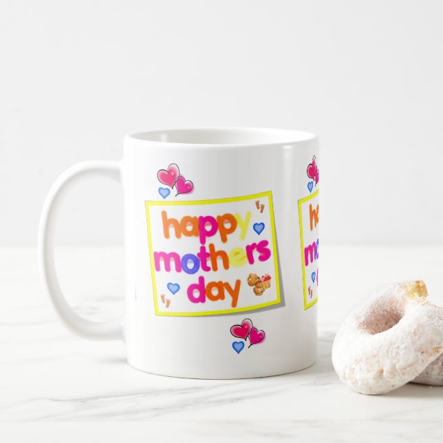 Taza De Café Mugs del Día de la Madre (Con donut)