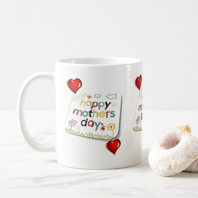 Taza De Café Mugs del Día de la Madre (Con donut)