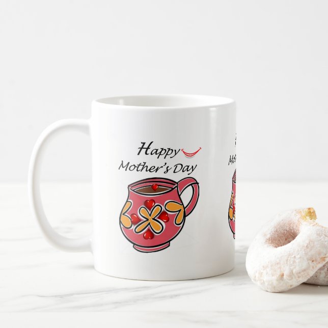 Taza De Café Mugs del Día de la Madre (Con donut)