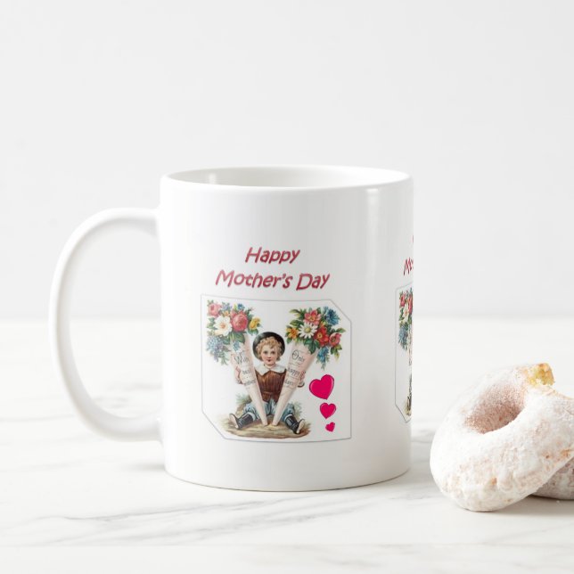 Taza De Café Mugs del Día de la Madre (Con donut)