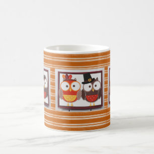 Taza De Café Mugs felices del Día de Acción de Gracias