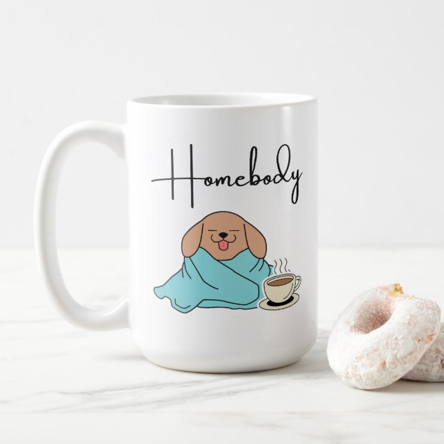 Taza De Café Mugs Homebody - Café Mug (Con donut)