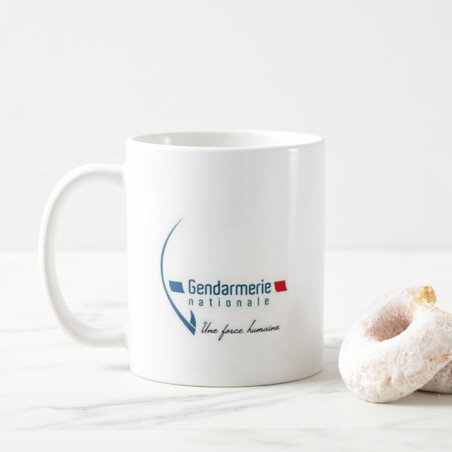 Taza De Café Mugs la Gendarmería Nacional (Con donut)