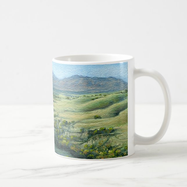 Taza De Café Mugs "Mount Diablo Southern View" (Derecha)