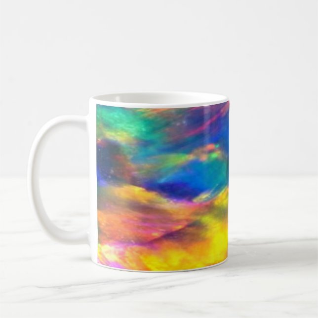 Taza De Café Mugs - Óptico arcoiris (Izquierda)