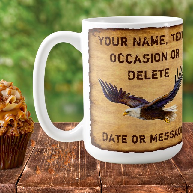 Taza De Café Mugs personalizados para papá, marido. Regalos de  (Gifts for Eagle Lovers. Personalized Father's Day Gift. Personalised gift for son Cheap gift for Dad)