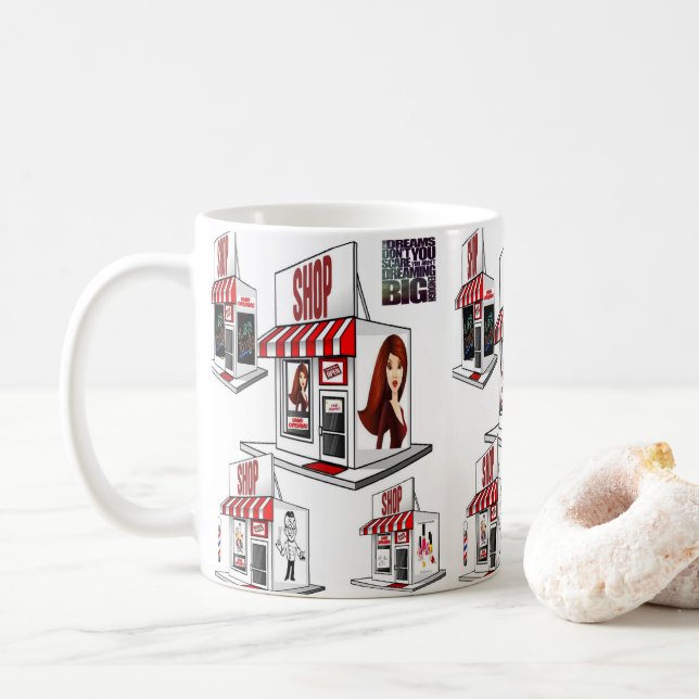 Taza De Café Mugs Salon (Con donut)