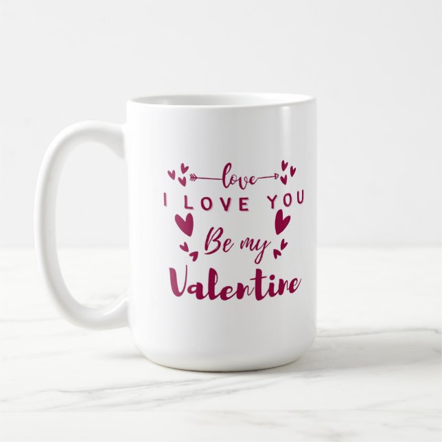 Taza De Café Mugs valentine day (Izquierda)