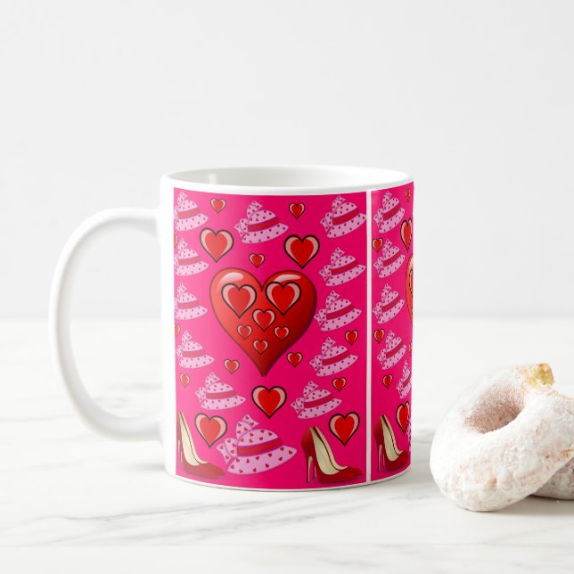 Taza De Café Mugs Valentines (Con donut)