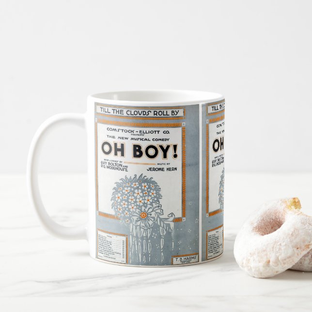 Taza De Café mugs vintage (Con donut)