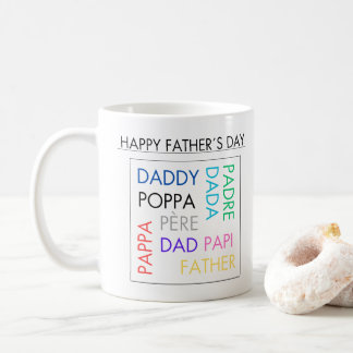 Taza De Café Mugs with design for Father's Day