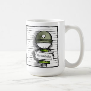 Taza De Café Mugshot: el escritorzuelo