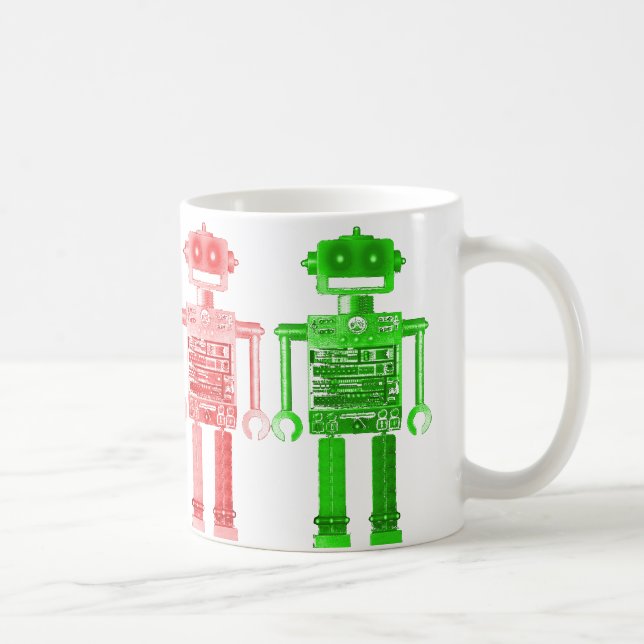 Taza De Café muh de los robots del arco iris (Derecha)