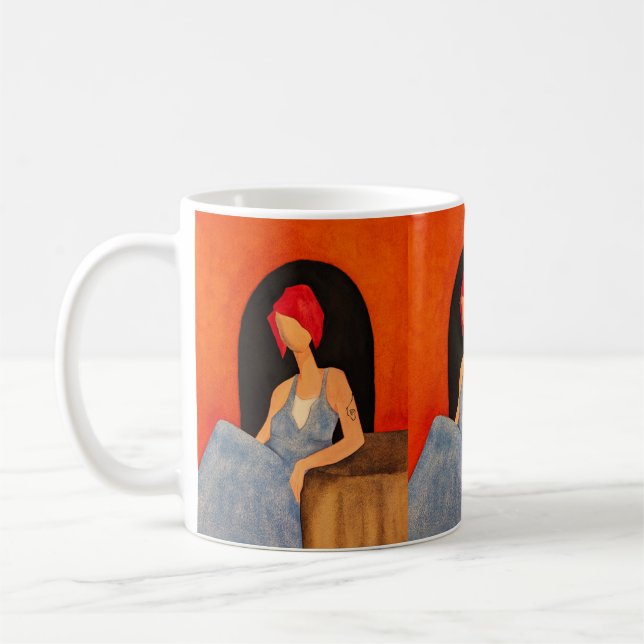 Taza De Café "Mujer (87)" (Izquierda)