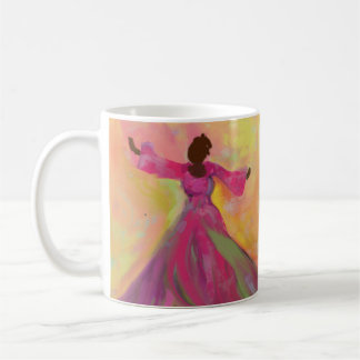 Taza De Café Mujer africana bailando mujeres 