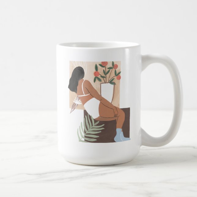 Taza De Café Mujer ardiente (Derecha)