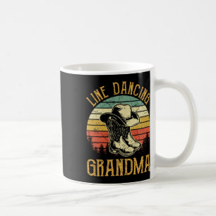 Taza De Café Mujer: Baile en fila, abuela, baile, bailarina, pa