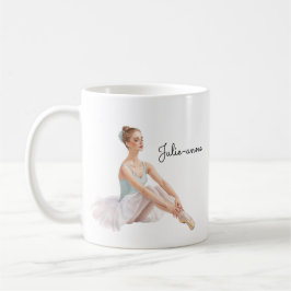 Taza De Café Mujer ballet personalizada