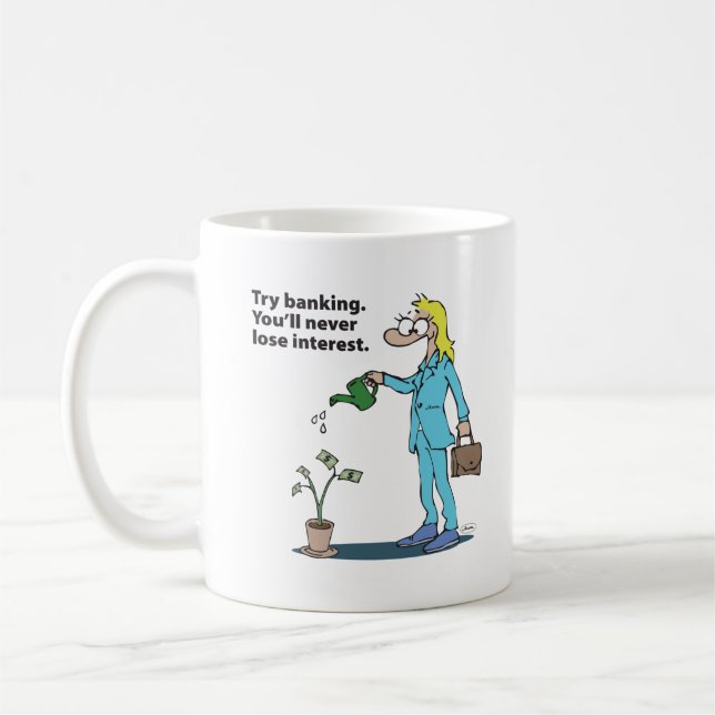 Taza De Café Mujer Banquera (Izquierda)