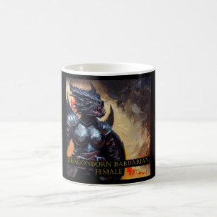 Taza De Café Mujer Barbarie Dragonborn