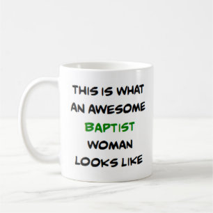 Taza De Café mujer bautista, increíble