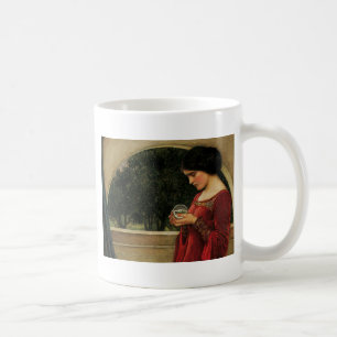 Taza De Café Mujer Bola de Cristal Pintura de Waterhouse