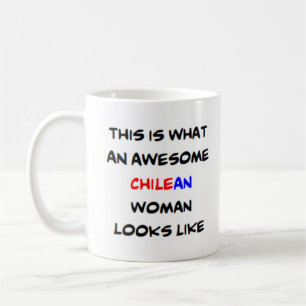 Taza De Café mujer chilena, impresionante