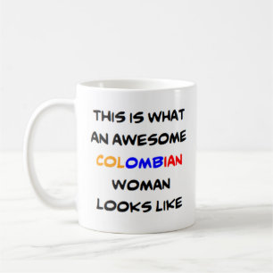 Taza De Café mujer colombiana, genial Mug