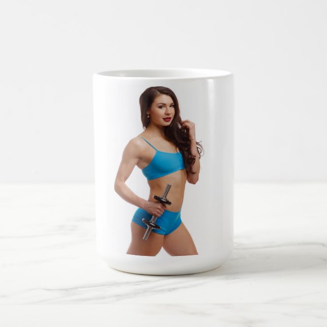 Taza De Café Mujer con café de campanilla (Centro)