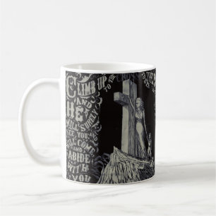 Taza De Café Mujer con Niño y Cruz El Santuario del Amor