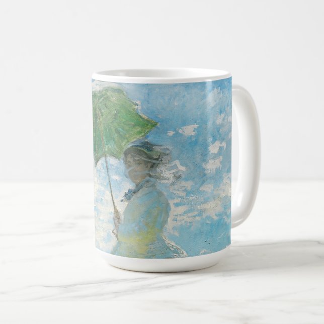 Taza De Café Mujer con Parasol Claude Monet (Anverso derecho)