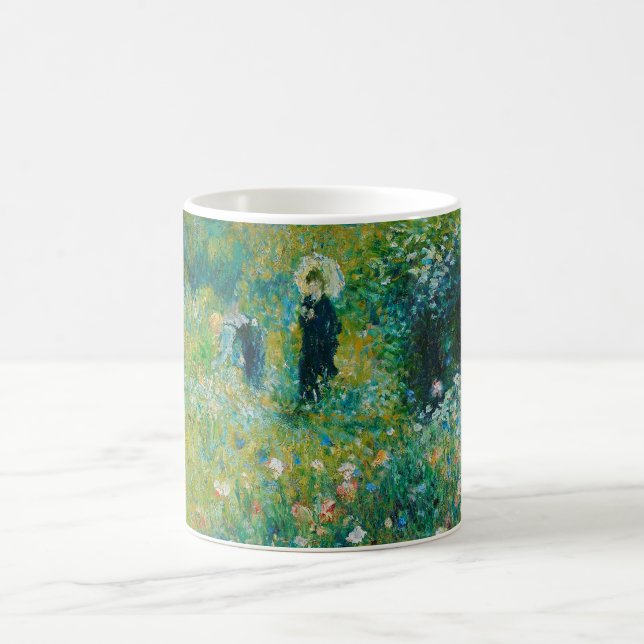 Taza De Café Mujer con Parasol, Jardín, Renoir (Centro)