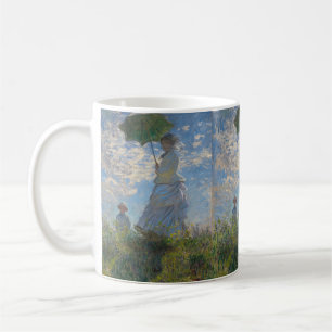Taza De Café Mujer con parasol Paisaje francés