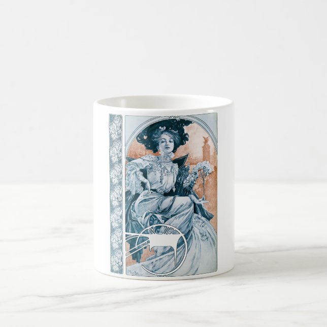 Taza De Café Mujer con Rosa, Mucha (Centro)