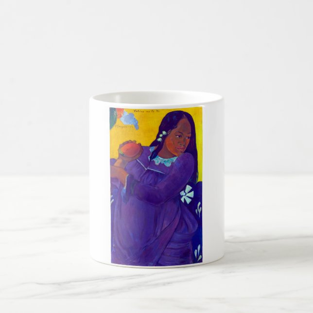 Taza De Café Mujer con un mango, Gauguin (Centro)