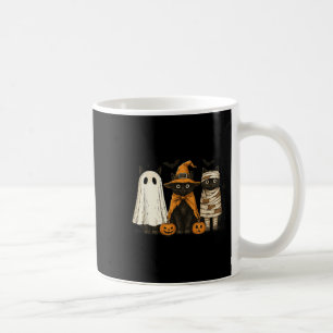 Taza De Café Mujer de calabaza de Halloween con miedo de bruja