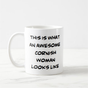 Taza De Café mujer de cornualles, genial Mug