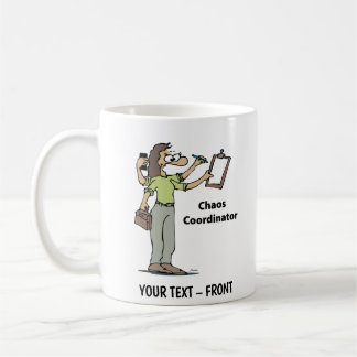 Taza De Café Mujer de dibujos animados administradora