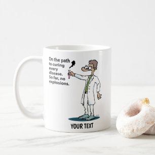 Taza De Café Mujer de dibujos animados investigadora