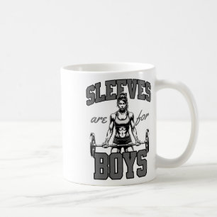 Taza De Café Mujer de Levantamiento de Pesas Divertida Manga Ch