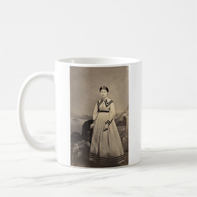 Taza De Café Mujer de los años 1860 - Café de pie (Izquierda)
