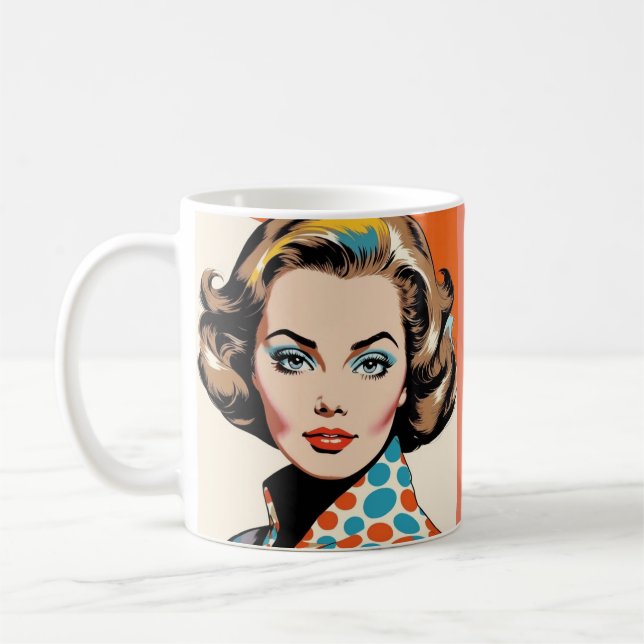 Taza De Café Mujer de los años 60 (Izquierda)