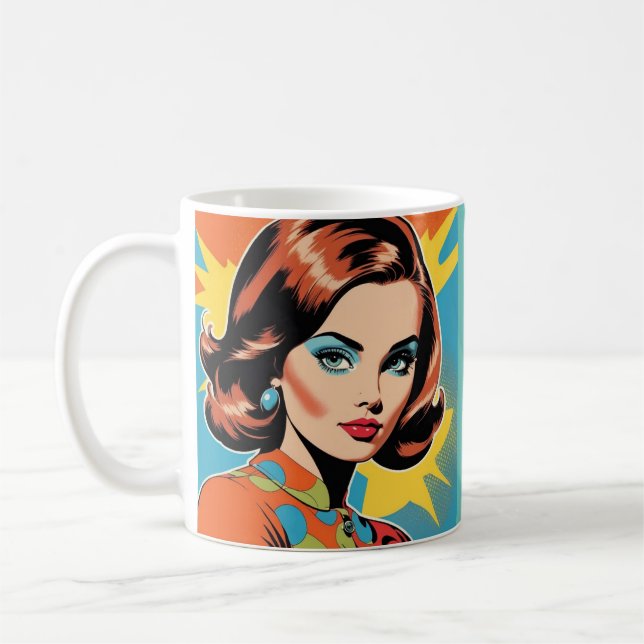 Taza De Café Mujer de los años 60 (Izquierda)