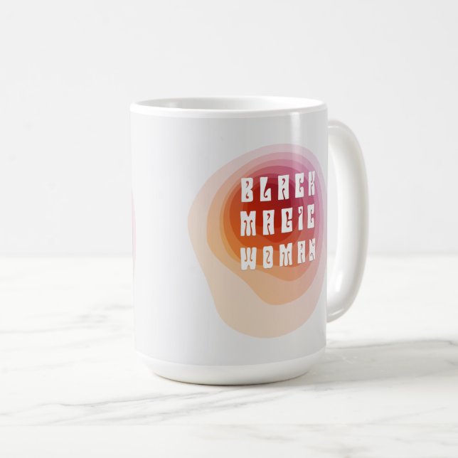 Taza De Café Mujer de magia negra (Anverso derecho)