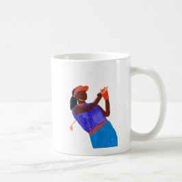 Taza De Café Mujer del golfista