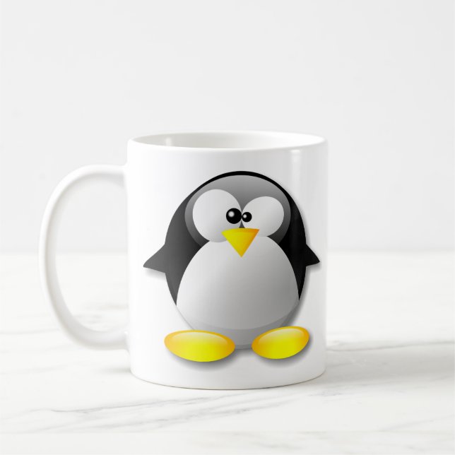 TAZA DE CAFÉ MUJER DEL HOMBRE DE TUX (Izquierda)