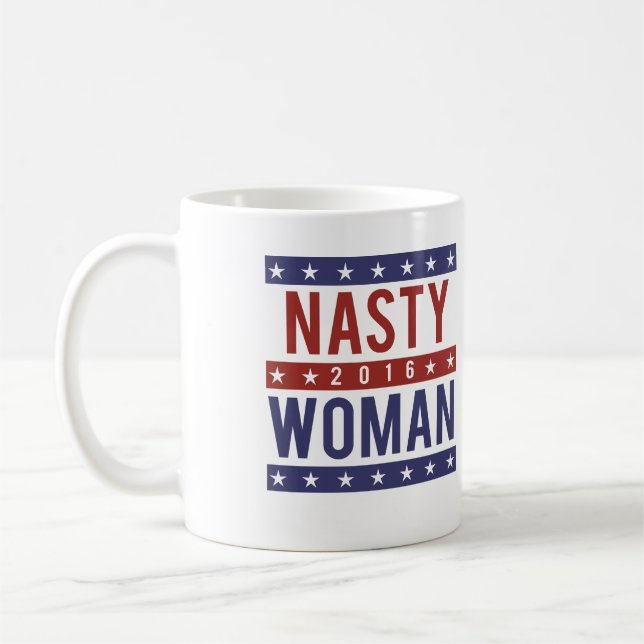 Taza De Café Mujer desagradable para el presidente 2016 -- Ele (Izquierda)