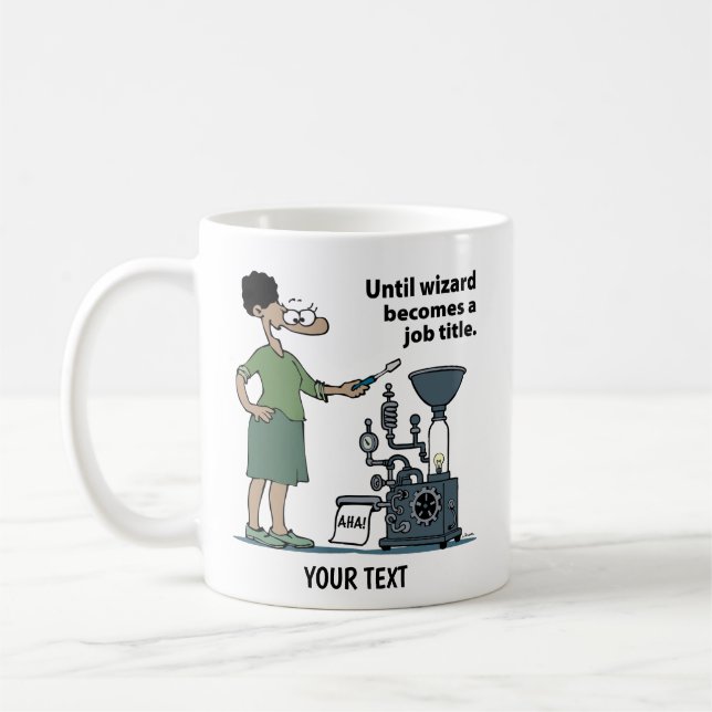 Taza De Café Mujer dibujante ingeniera (Izquierda)